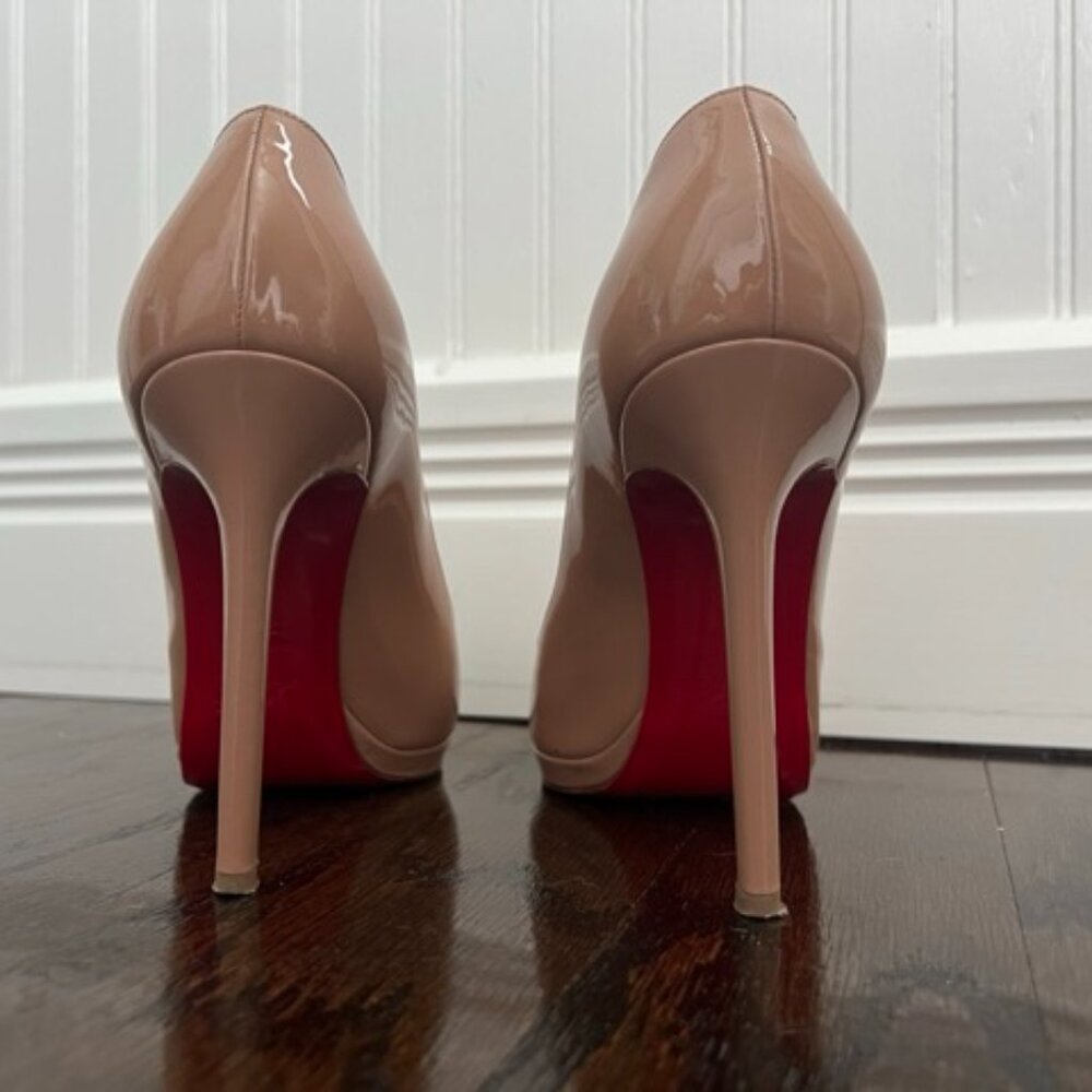 Christian Louboutin Patent Nude Neofilo 120 PK1A 39.5 8.5 - Picture 4 of 12